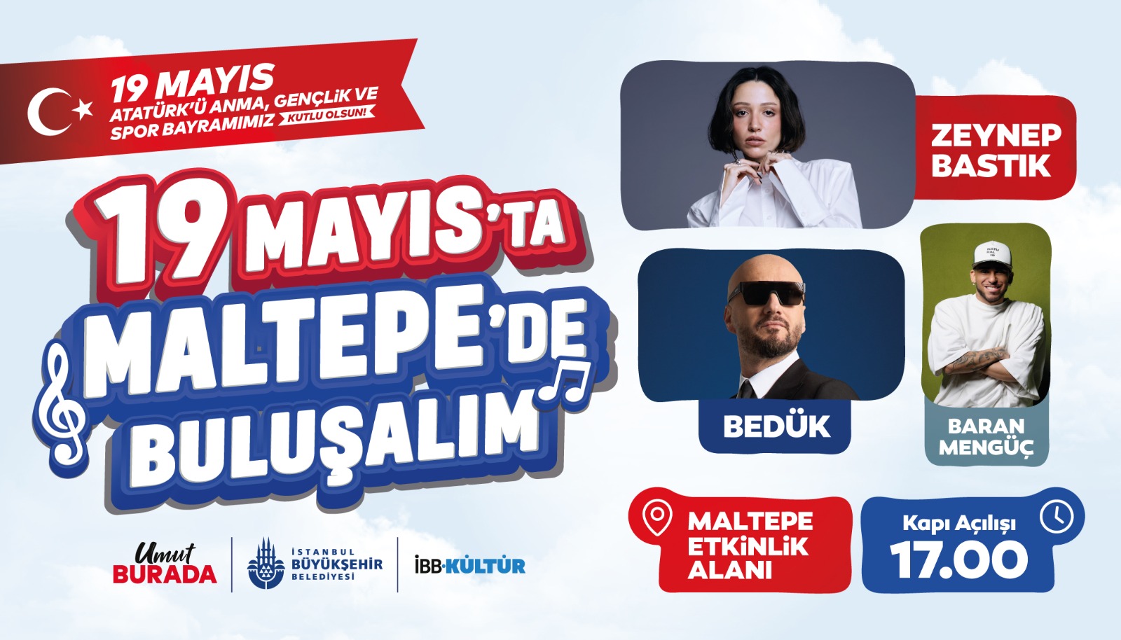 19 Mayıs konserleri Maltepe’de